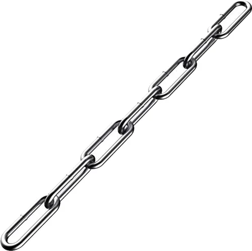 Vista 11 de Cadena de Acero Inoxidable, Lsqurel Cadena de Eslabones de Metal de 6.5 pies, Cadena de Servicio Pesado de 1/4 pulgadas, Cadena de Utilidad, Cadena