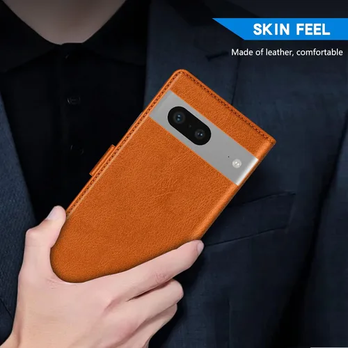 Vista 7 de [Usado] ZZXX Funda tipo cartera con cierre magnético para Google Pixel 7, 6.3 Negro