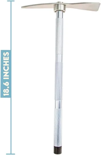 Vista 5 de SE Selección magnética plegable para minería de oro, cabeza de acero inoxidable, 18.75 pulgadas