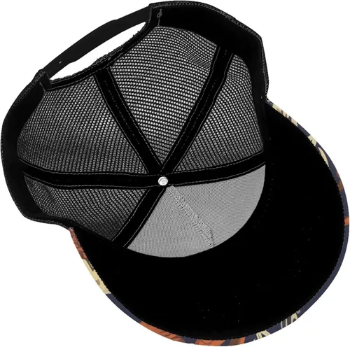 Vista 4 de Men's Mesh Back Adjustable Fit Cap Satan-Baphomet-Sheep-Head-Demon Women Baseball Cap Trucker Hat Quick Drying Mesh Hat