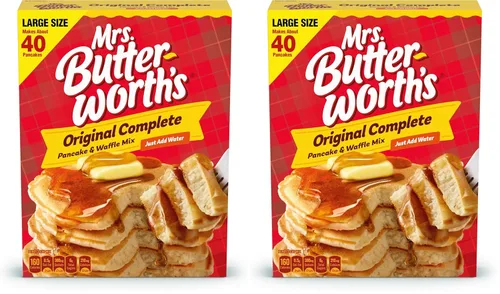 Vista 9 de Mrs. Butterworth - Mezcla de panqueques y waffle, 32 onzas