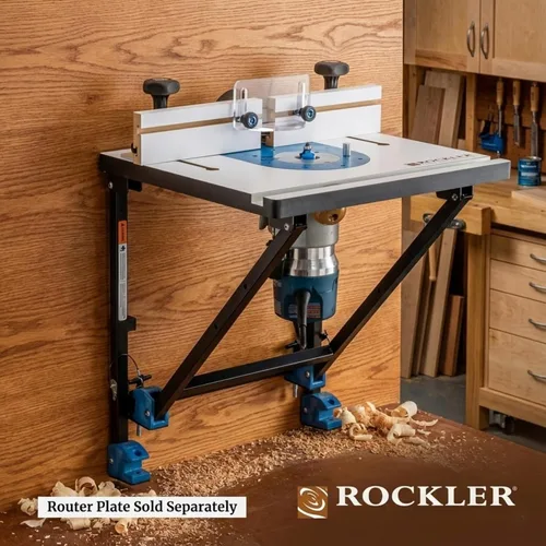 Vista 6 de Rockler Mesa de Router Convertible para Sobremesa – Routers Convertibles para Carpintería que se Adaptan a la Mayoría de Routers – Mesa de Router