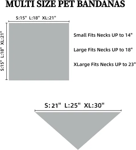 Vista 2 de Pañuelos para perros con estampado de rayas azules y pechera ajustable para razas de perro, lindo pañuelo de algodón para perros pequeños y XS