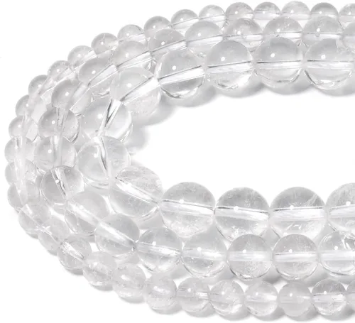 Vista 60 de HAAMIIQII 4mm Cuentas de piedra natural pulida redondas de 7 chakras mixtos, cuentas sueltas de gemas para hacer joyas, 38 cm (90 piezas)