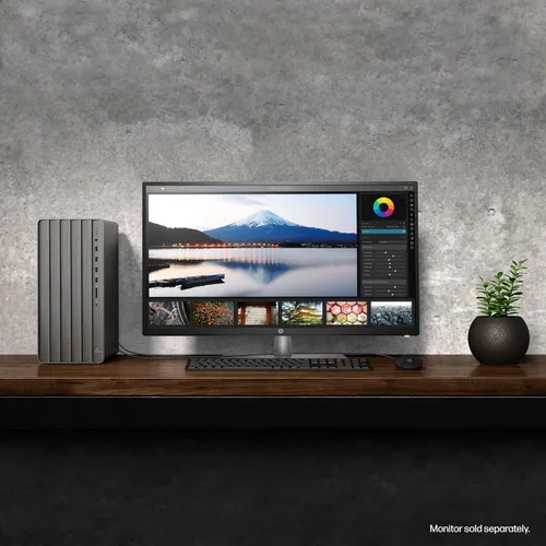 Vista 20 de HP Envy PC de sobremesa, Intel Core i7-14700, 32 GB de RAM, SSD de 1 TB, Intel UHD Graphics 770, Windows 11 Pro, TE01-5002 (2024)