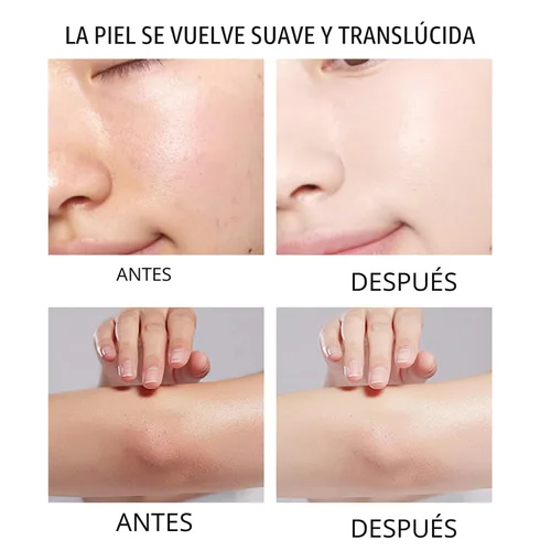 Vista 4 de Peel Shot Keratin Care Spray de Ácido Kójico y Cúrcuma 200ml, Spray Exfoliante de Cúrcuma con Retinol, Glutatión, Niacinamida, Vitamina B, C, E