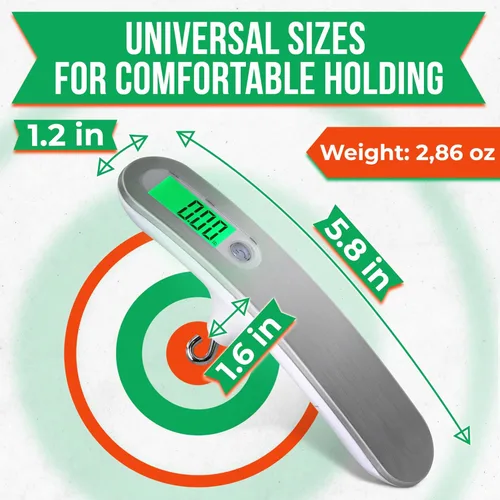 Vista 2 de Báscula digital de arco para peso de dibujo, 110 libras/110.2 lbs, báscula de peso de arco recurvo/compuesto de mano con pantalla LCD, 6