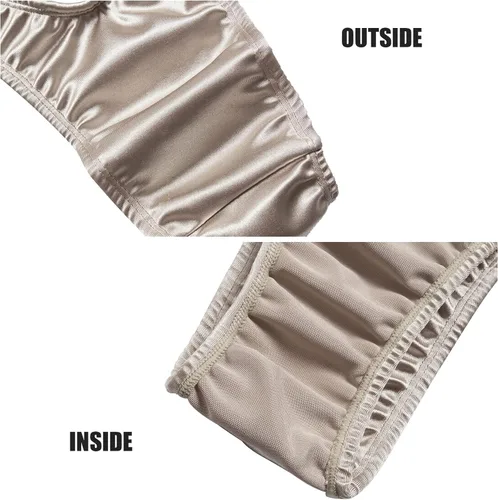 Vista 5 de QOYDOY Tanga Ocultadora Gaff para Travestis y Personas Transgénero, Modeladora, Suave y Seda, Bragas Breves