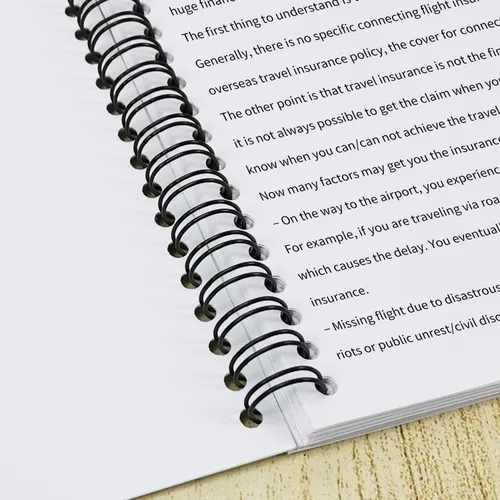 Vista 7 de Rayson TD-1500B34R Binding Machine, Round Holes, 3:1 Pitch Wire-O Binder Punch 15 Sheets/Bind 130 Sheets with Sturdy Metal Construction