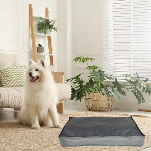 Vista 8 de Funda de cama para perro, fundas cómodas y silenciosas para cama de mascotas, funda extraíble lavable, funda extraíble de piel sintética, nido