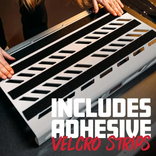 Vista 4 de Pedalera GPB-BAK-1 de Gator Cases, de aluminio, con estuche de transporte, tamaño grande, color negro camuflaje, Negro, S