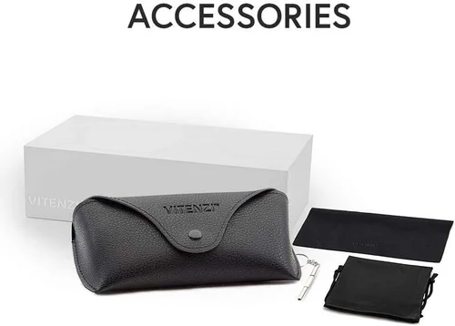 Vista 4 de VITENZI Gafas de lectura progresivas para mujeres y hombres, multifocales para computadora con lentes de bloqueo de luz azul Rimini