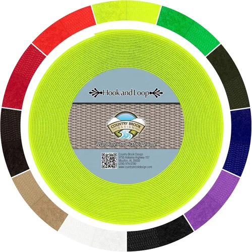 Vista 11 de Country Brook Design Cierre de velcro para coser no adhesivo de 2 pulgadas (beige, 5 yardas)