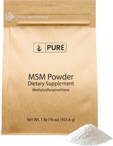 PURE ORIGINAL INGREDIENTS Metilsulfonilmetano (1 lb) MSM, suplemento dietético de azufre natural