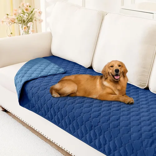 Vista 94 de Smiry Manta Impermeable para Cama de Perro 30x70, Manta Suave Reversible para Mascotas, Lavable a Prueba de Fugas Cubierta para Gatos y Perros