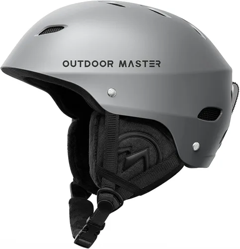 Vista 20 de OutdoorMaster Kelvin - Casco de esquí y snowboard para hombres, mujeres y jóvenes
