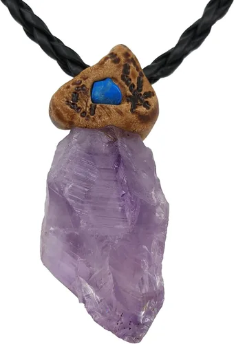SMOKY QUARTZ Pendant Chakra Necklace with Genuine Healing Crystal Stone, Crystals Jewelry for Women and Men, Girls, Boys, Handmade with Love,