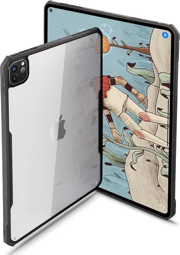 TineeOwl Funda para iPad Pro de 11 pulgadas 2022, 2021, 2020, 2018 (4, 3, 2, 1 generación) Ultra fina, parte trasera transparente, TPU flexible que