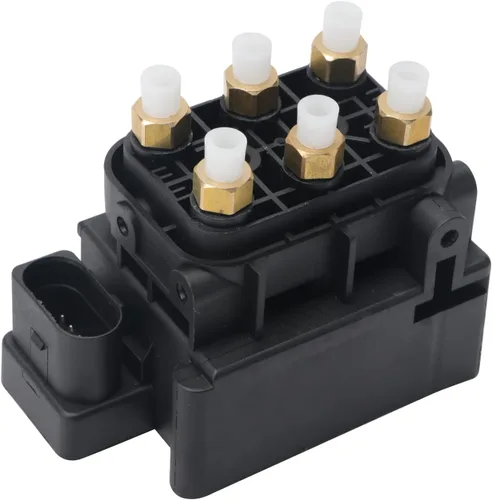 Vista 7 de SHOWSEN Bloque de válvula electromagnética del compresor de la suspensión del aire 68087233AA compatible con Jeep Grand Cherokee 2011-2017