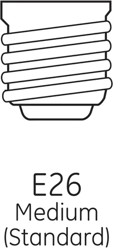 Vista 5 de GE CYNC - Bombilla inteligente LED de luz completa, color total, compatible con Bluetooth, Alexa y Google Home, blanca, (1 paquete), el embalaje