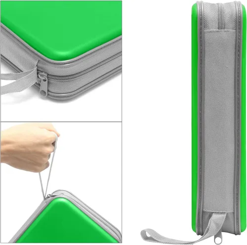 Vista 45 de Cartera, estuche, caja resistente para CD/DVD (capacidad para 80 CD/DVD)