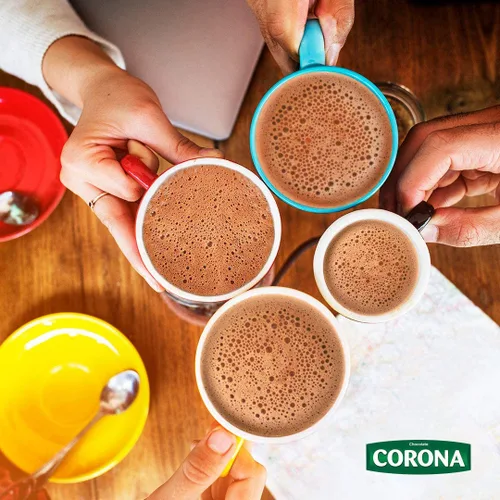 Vista 5 de Corona Barras de chocolate dulce, sin colesterol ni grasas trans, deliciosa golosina para llevar, 17.6 onzas (paquete de 4)