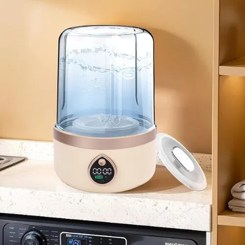 Vista 2 de RiToEasysports Mini Washing Machine, Portable USB Powered Cordless Underwear Washer Compact for Apartment Dorm Travel Camping