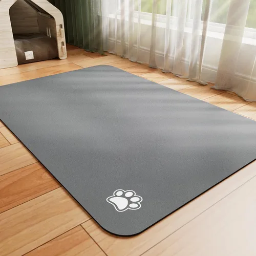 Vista 18 de HotLive Tapete de Comida para Perros - Tapete Absorbente para Gatos para Comida y Agua, Tapete para Tazón de Alimentación de Mascotas Sin Manchas