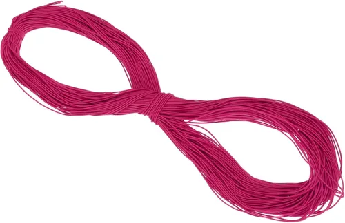 Vista 150 de PATIKIL Cuerda elástica elástica de 109 yardas (328.1 ft), cuerda elástica pesada de 0.059 in, albaricoque para manualidades, correas de gancho