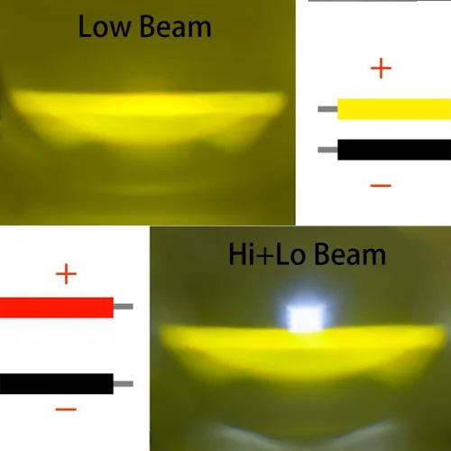 Vista 5 de 2 piezas 10 cm Montaje empotrado LED cápsulas de luz ámbar para conducción todoterreno, barra de luz de parachoques, lámpara de mancha antiniebla