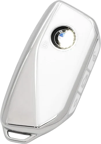 Vista 19 de La funda para llave de TPU suave avanzada es compatible con BMW X1 X5 iX i7 X6 X7 XM IX3 2023-2026 nueva llave serie 5 7 (negro)