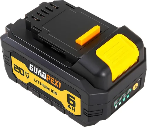 Reemplazo de batería de alta capacidad de 20V 6.0Ah para herramientas DeWalt 20V Max, paquete de 2 iones de litio de grado A, compatible con