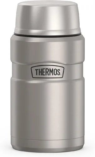 Vista 13 de THERMOS Stainless King - Tarro de alimentos aislado al vacío con cuchara, 16 onzas, verde militar mate Stainless Steel Insulated Food Container