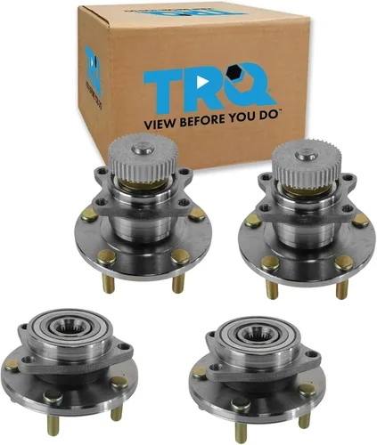 Vista 198 de Conjunto de rodamiento de rueda y buje TRQ para parte trasera izquierda y derecha, 2 piezas, compatible con Ford Expedition 2007-2010 y Lincoln