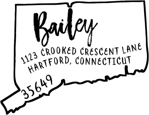 Vista 19 de Sello de dirección de devolución de Texas - Sello autoentintado del estado de Texas