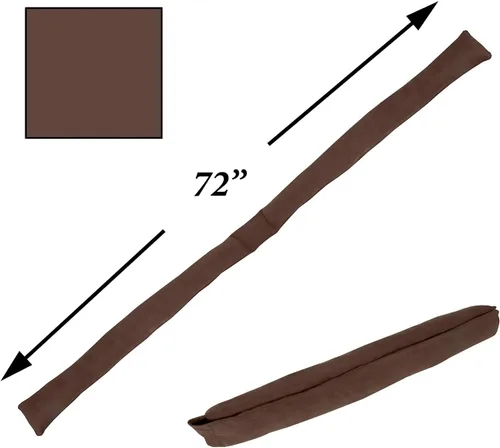 Vista 4 de Home District Tope francés para puerta – Bloqueador de corrientes de aire debajo de la puerta, bloqueador de ruido de apartamento, Dodger