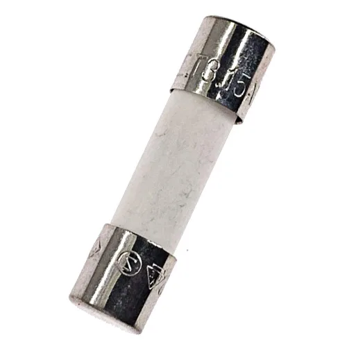 Vista 6 de 10 fusibles de cerámica T2AH250V de soplado lento, 5x20mm/0.197"x0.787", 2A 250V (T2A)