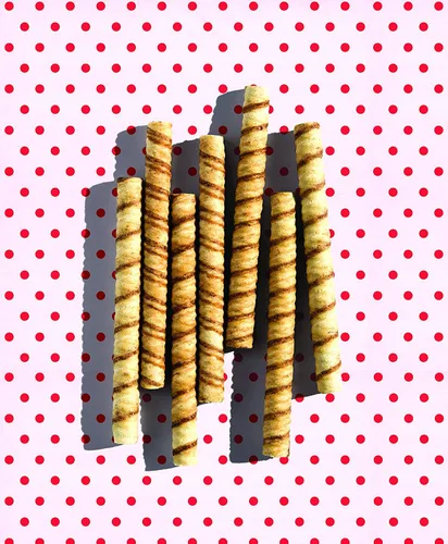 Vista 9 de Pirouline Obleas enrolladas – Avellana de chocolate – Palitos de oblea enrollados, obleas rellenas de crema, galletas enrolladas para café, té