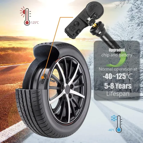 Vista 5 de Sensor TPMS, sensor de control de presión de neumáticos de 315 MHz compatible con Crosstrek Forester Impreza WRX STi Legacy Outback XV Crosstrek