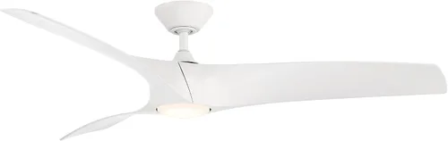 Vista 17 de Zephyr - Ventilador de techo inteligente de 3 aspas para interior y exterior, 52 pulgadas, madera grafito desgastada con kit de luz LED ajustable
