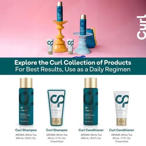 Vista 8 de Colorproof Curl Shampoo for Women Curly Hair Shampoo that Nourishes, Defines and Leaves Curls Soft Smooth, White Tea Scent