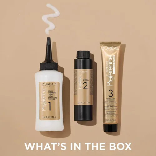 Vista 3 de L'Oreal Paris Superior Preference Sistema de cuidado del color, 9A Light Ash Blonde