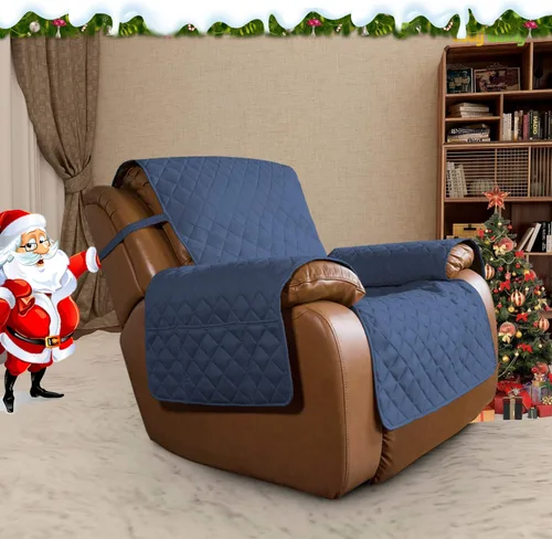 Vista 1056 de Easy-Going - Funda reversible para sofá reclinable, resistente al agua, protector de muebles con correas elásticas, para mascotas y niños