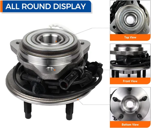 Vista 2 de PAROD Par 515003 Conjunto de Rodamiento de Cubo de Rueda Delantera Compatible con Mercury Mountaineer 1997-2001, Ford Explorer 1995-2001, Ranger