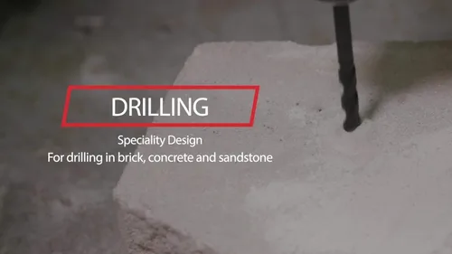 Vista 8 de Drill America DAM, broca de mampostería con punta de carburo (1/8" - 1"), vástago redondo, 1