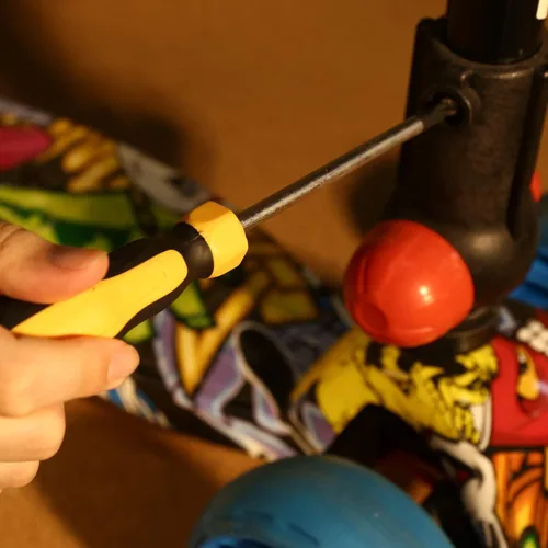 Vista 6 de DEKOPRO Kit de herramientas de reparación del hogar de 198 piezas, caja de herramientas de plástico con juego de herramientas manuales para el hogar