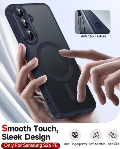 Vista 870 de LeYi Funda para teléfono Samsung-S23: protector de pantalla e imán MagSafe Púrpura