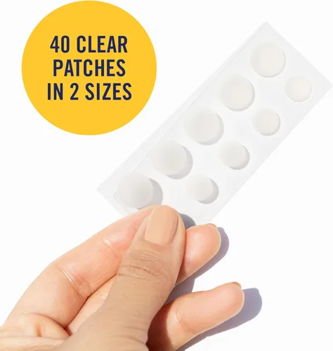 Vista 4 de Parches PanOxyl PM para manchas nocturnas, tecnología avanzada de curación hidrocoloide, sin fragancia, paquete de 40