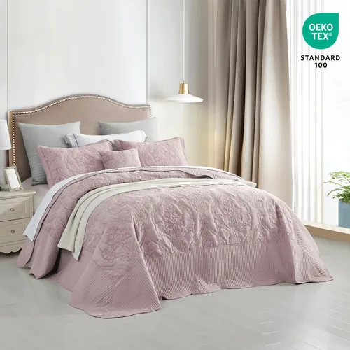 Vista 66 de CHIXIN - Juego de colcha tamaño King/Cal King extragrande, diseño de Navidad, microfibra ligera y suave, 4 piezas