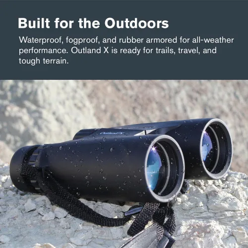 Vista 7 de Celestron - Prismáticos Outland X 8x42 – Ideales para Observación de Aves y Actividades al Aire Libre – Lentes Objetivas de 42mm – Amplio Campo